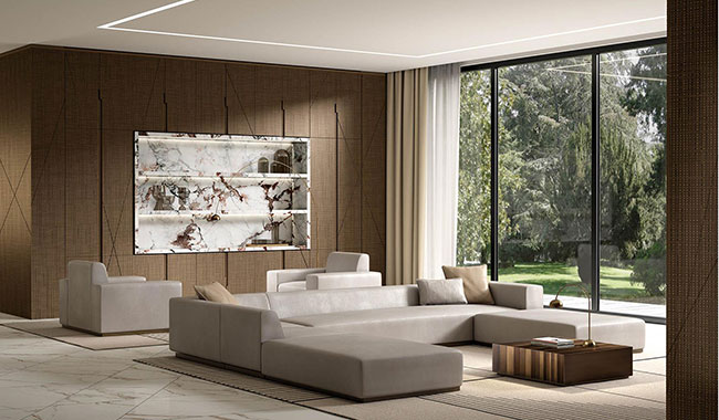 Sophisticated Modern Serenity Living Room