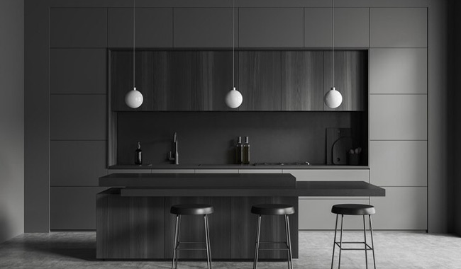 Contemporary Monochrome Kitchen